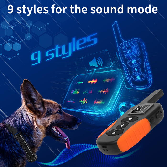 PD519-1 remote control dog training device, voice-activated bark stopper, dog training device, dog supplies, electronic dog training supplies, dog collar
