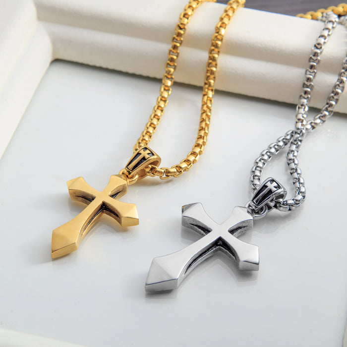 New cross necklace couple pendant gift