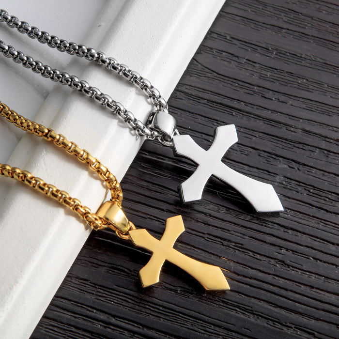 New cross necklace couple pendant gift