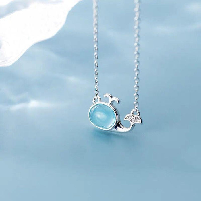 Perfect Gift For Ocean, Whale Lovers—Ocean Whale Necklace