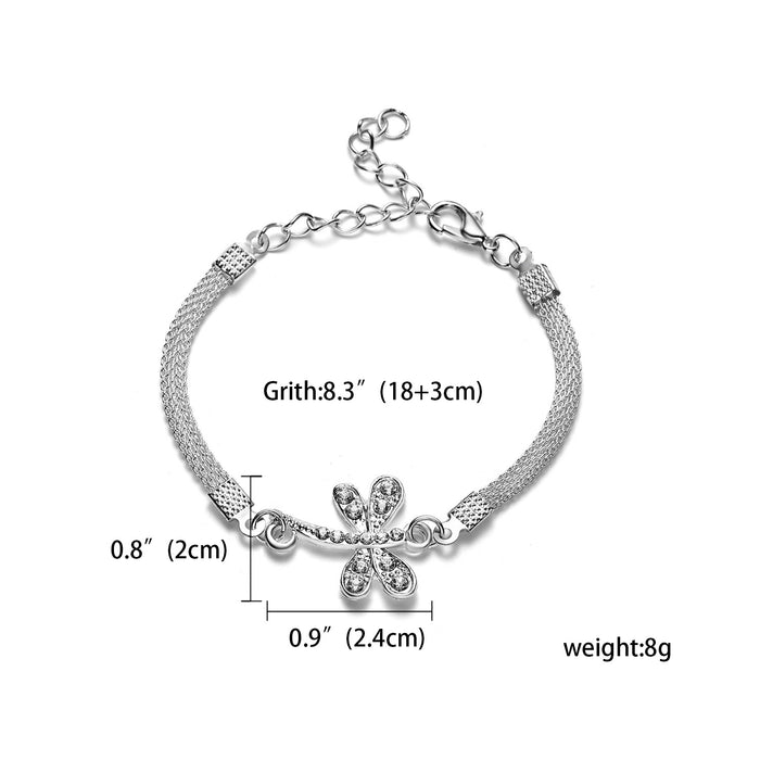 Charm Infinity Bracelets on Hand Twisted Elegant Fashion Geometric Couple Bracelets Jewelry Gifts