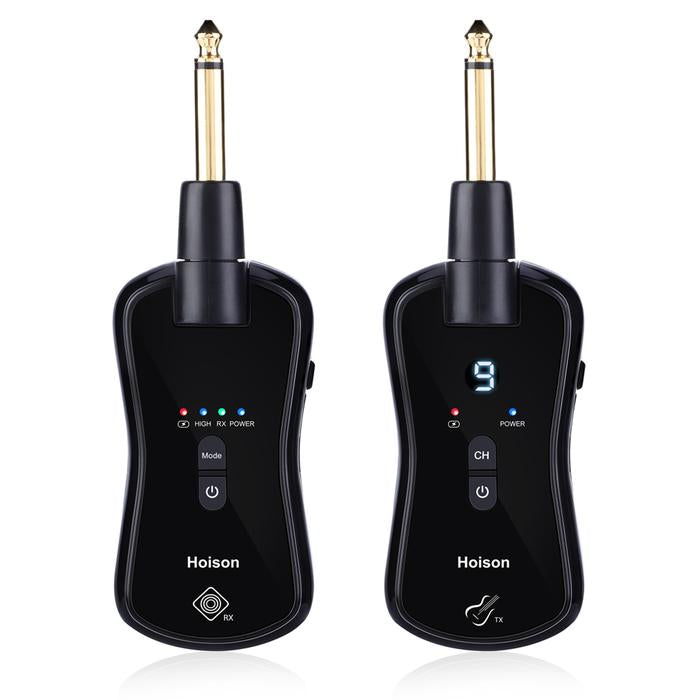 S8 Wireless Guitar System Wireless Audio Electric Guitar Transmitter Receiver 10 Channels Transmission Range High Frequency