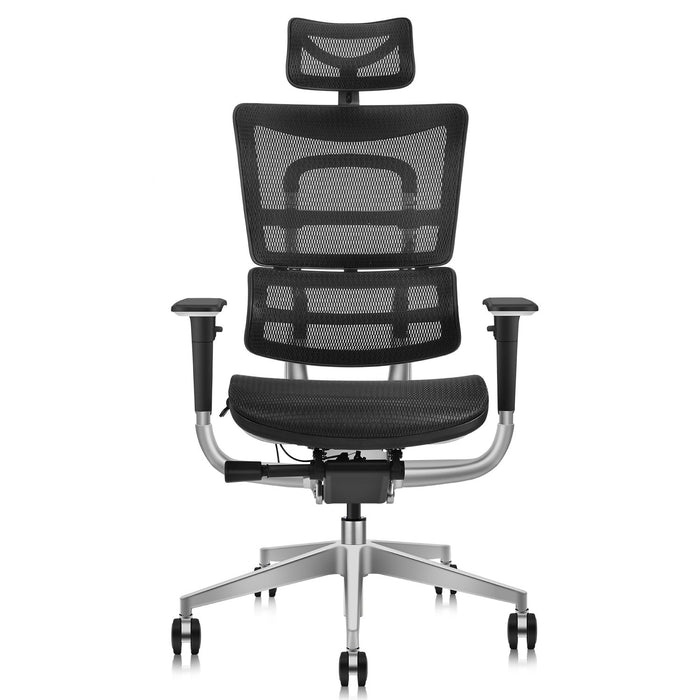 MOOJIRS Ergonomic Office Chair | Liftable Backrest Height Adj | Backrest Tilt Angle Adjustment | All-Mesh Design | Dynamic Lumbar | Seat Depth Adjustment | All-Aluminum Alloy Skeleton