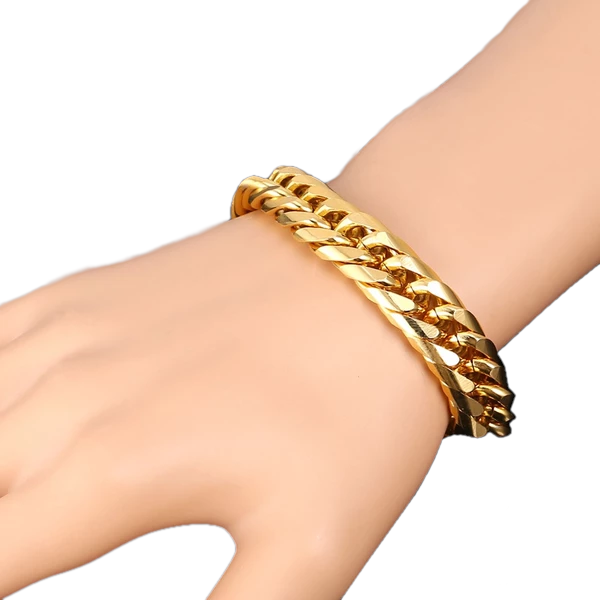 Chunky Luxurious Gold Bracelet