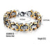 Luxury Personalized Man Bracelet New Cool Gold/Silver Stainless Steel - Florence Scovel - 3