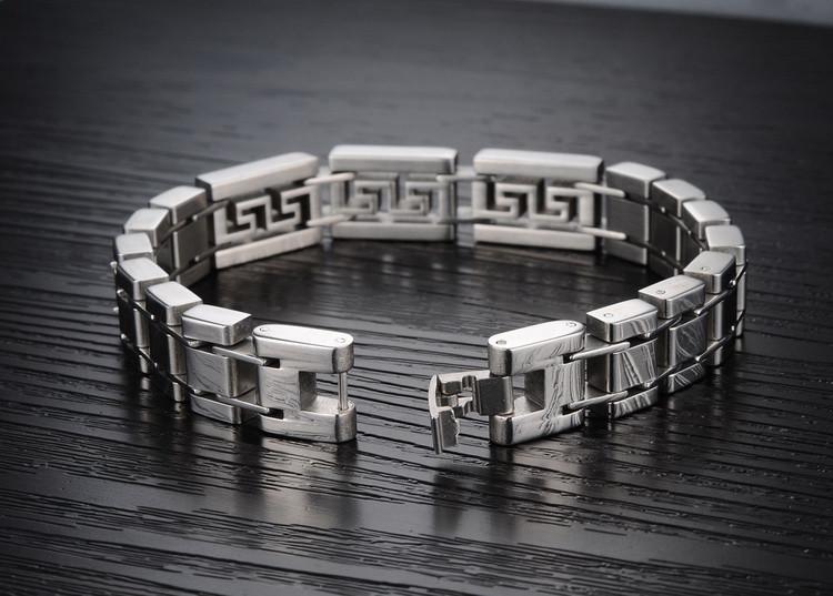 Maze Men's Stainless Steel Bracelet - Florence Scovel - 4