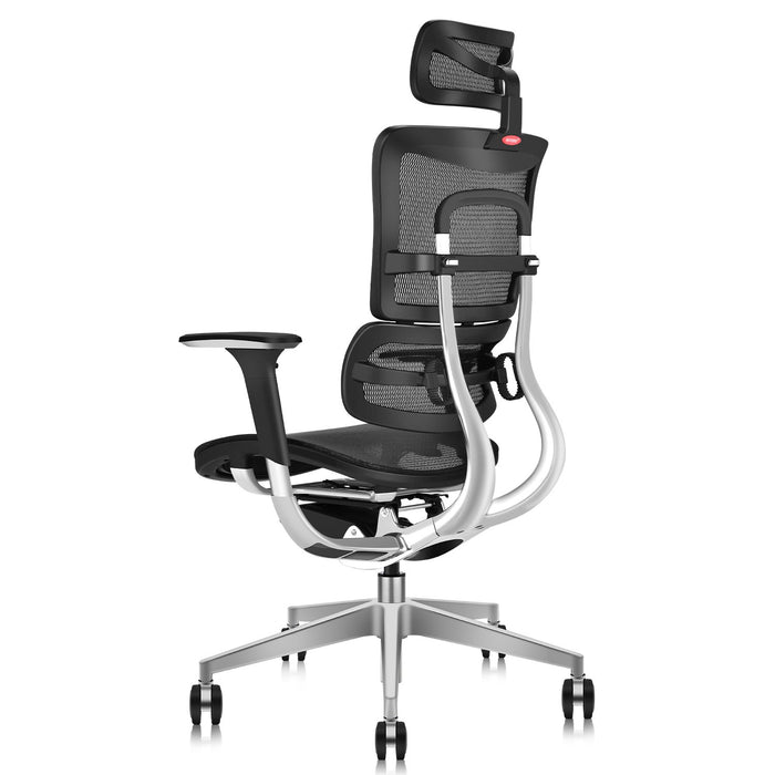 MOOJIRS Ergonomic Office Chair | Liftable Backrest Height Adj | Backrest Tilt Angle Adjustment | All-Mesh Design | Dynamic Lumbar | Seat Depth Adjustment | All-Aluminum Alloy Skeleton