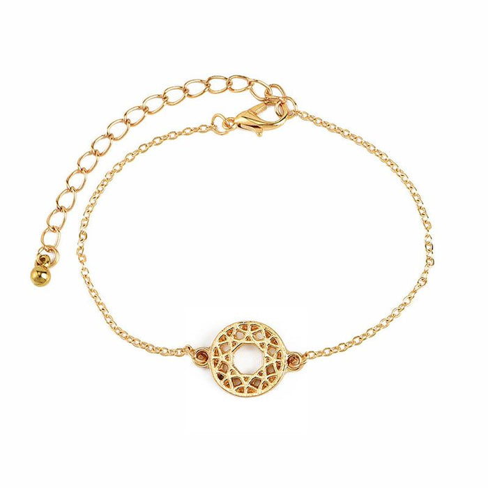 Bohemian Glam Gold Bracelets Stack - 4pcs