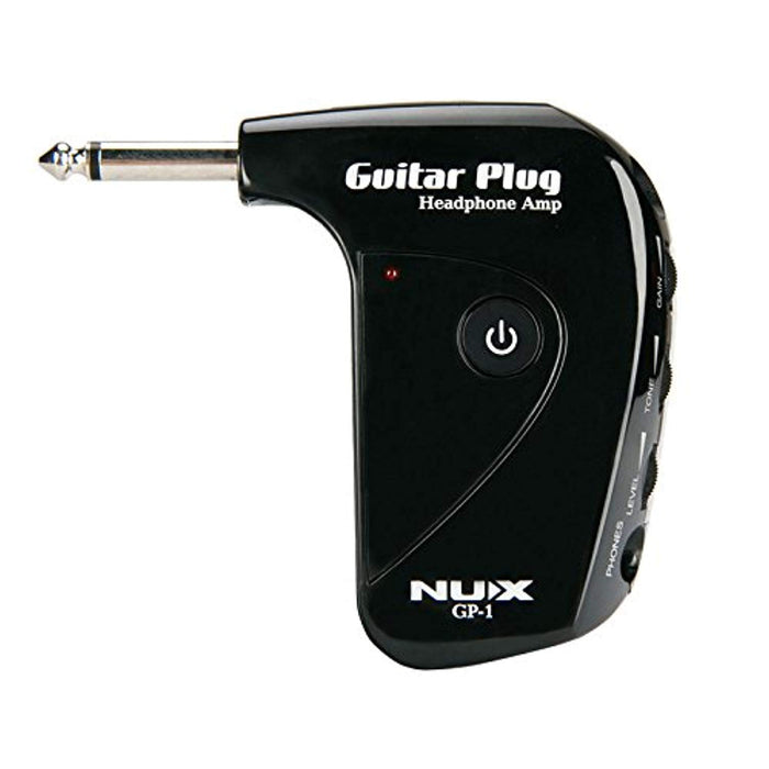 NUX GP-1 Guitar Plug Headphone Amp with Classic British Distortion Effect