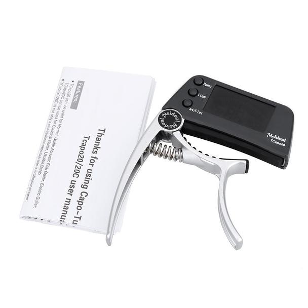 LCD Electronic Guitar Capo Tuner