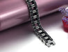 Black Strip Stainless Steel Bracelet - Florence Scovel - 5