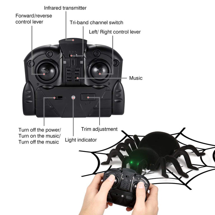 Remote Control Tarantula Spider Toy