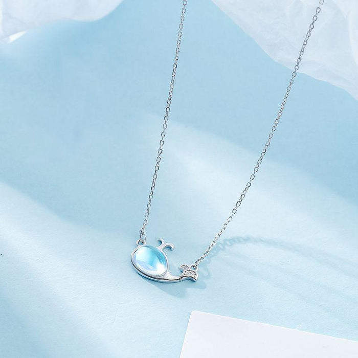 Perfect Gift For Ocean, Whale Lovers—Ocean Whale Necklace