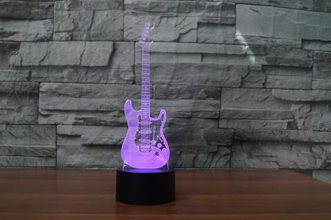 LED Electric Guitar Lamp