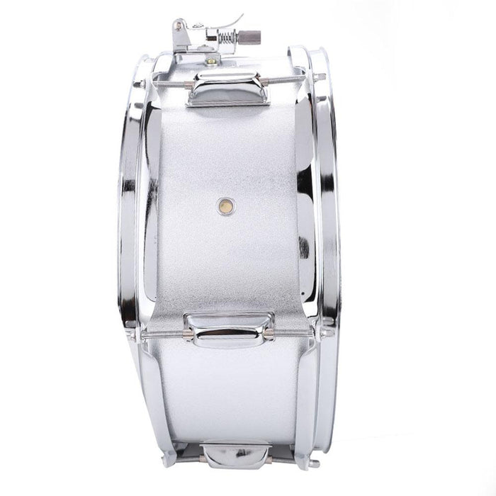 Stainless Steel Snare Drum PVC Drumhead Kit with Bag Stick Shoulder Strap Mute