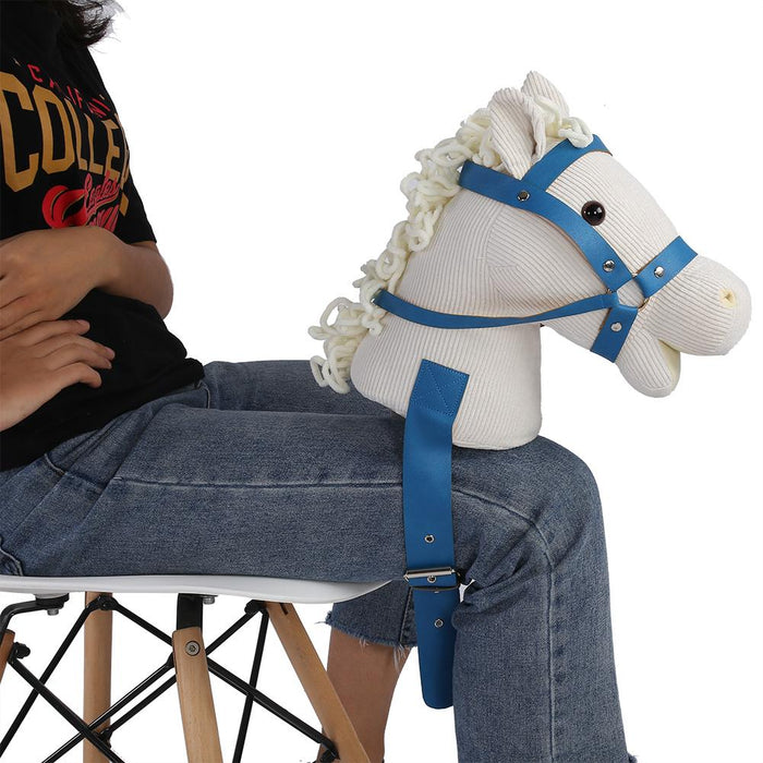 Simulation Cotton Horse 's Head with Tie Animal Clip-clop Sound