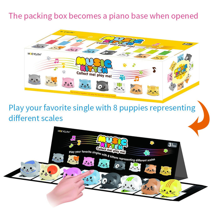 8pcs Musical Scale Touch Sensitive Toy
