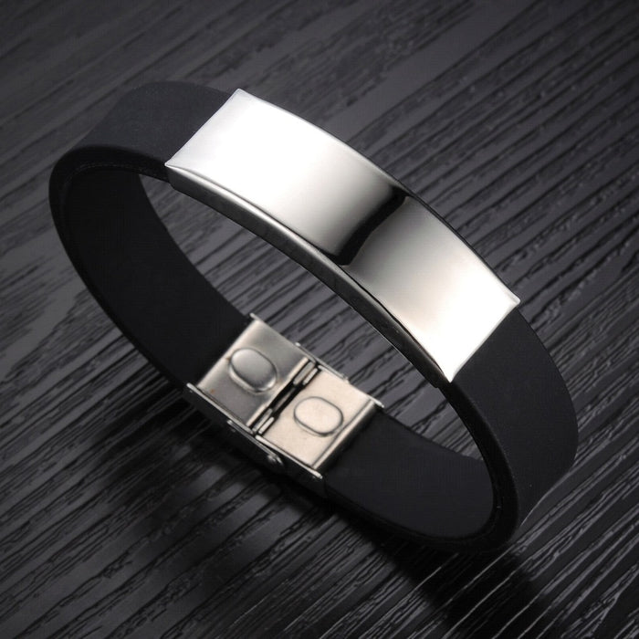 Men Bracelet Whole  Stainless Steel Round Jewelry Bangle Link Chain
