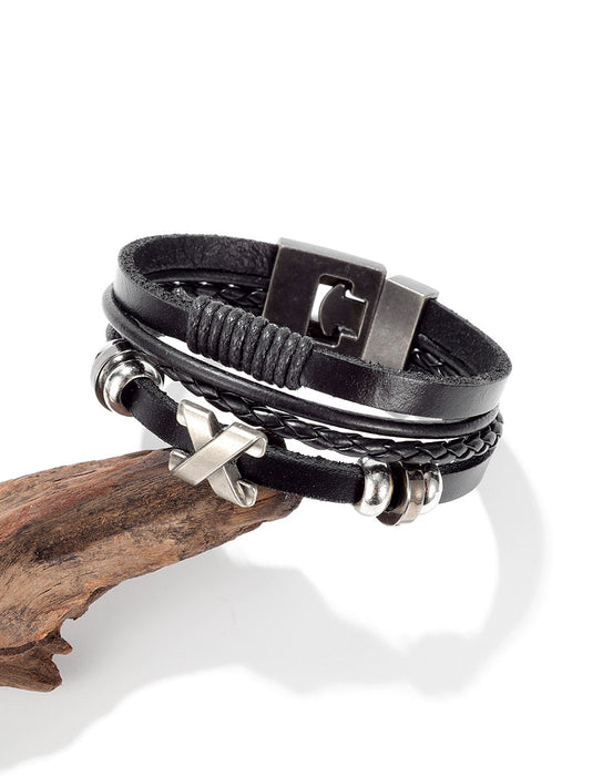 Hand Woven Multi-layer Leather Bracelet