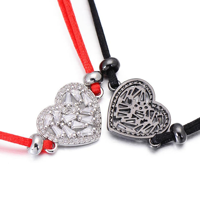 Heart Strings Adjustable Bracelet