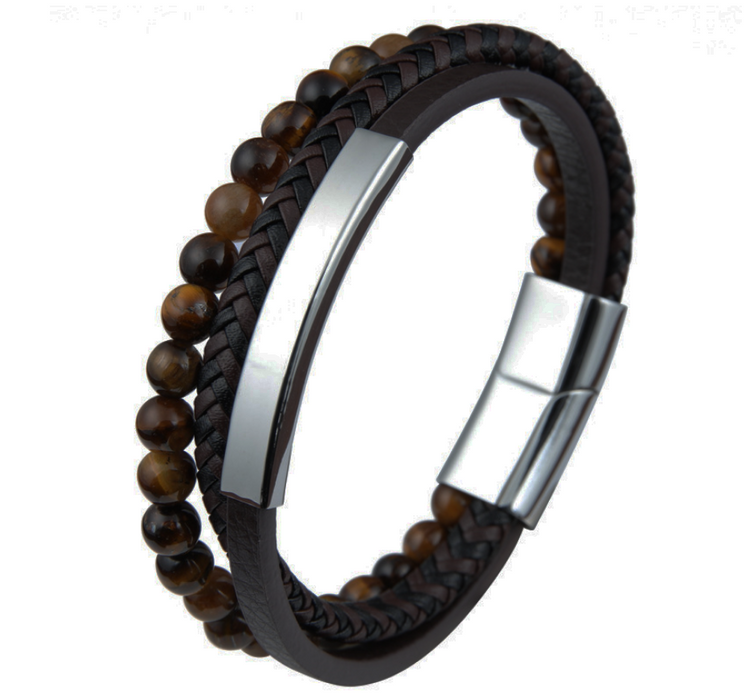 Stylish Bracelet for Men with Magnetic Clasps