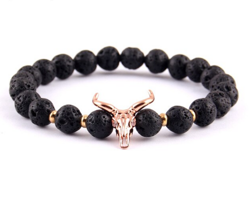 Bull Lava Bracelet