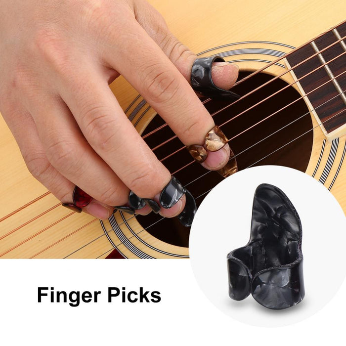 15Pcs Thumb Forefinger Finger Picks