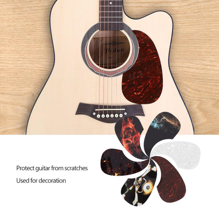 6Pcs Guitar Pickguard Sticker