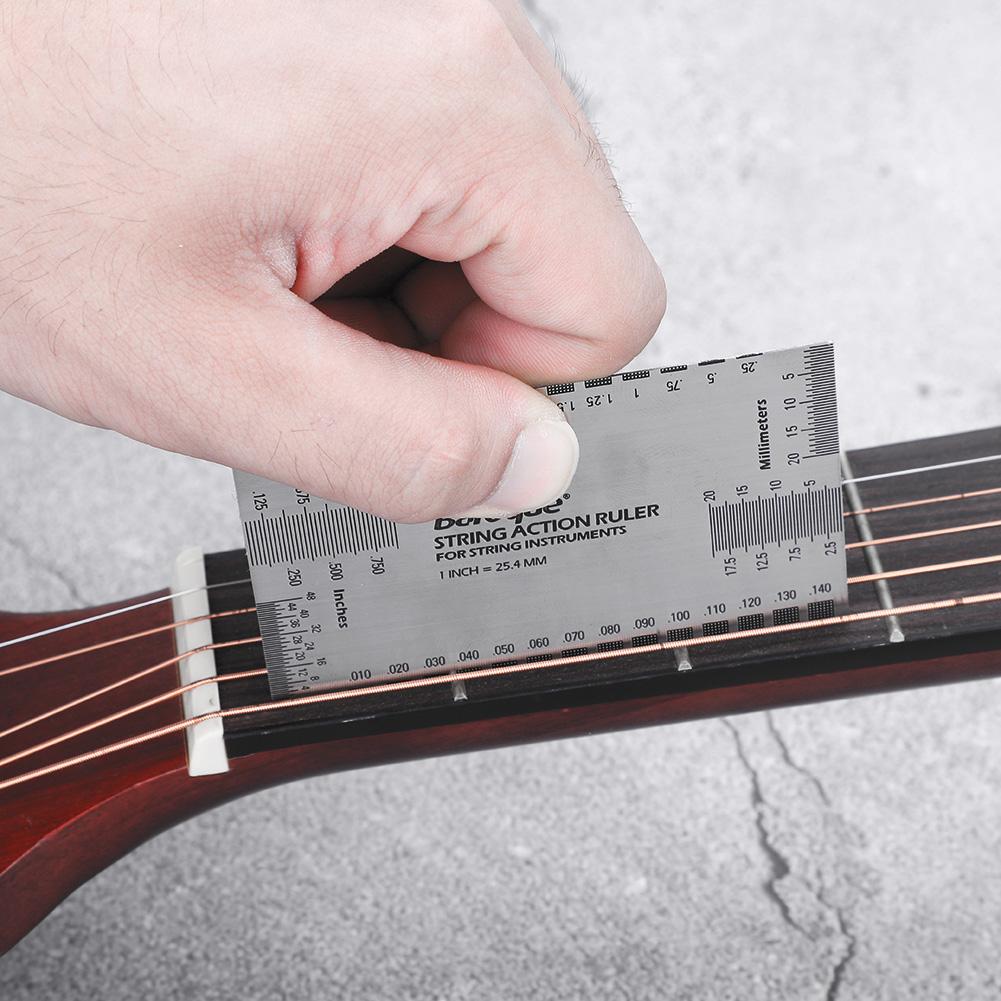 String Styroball Ruler Stainless Steel String Action Ruler — BeGears
