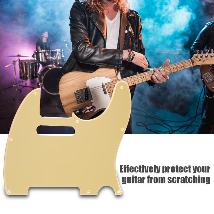 Acrylic Guitar Pickguard-Gold