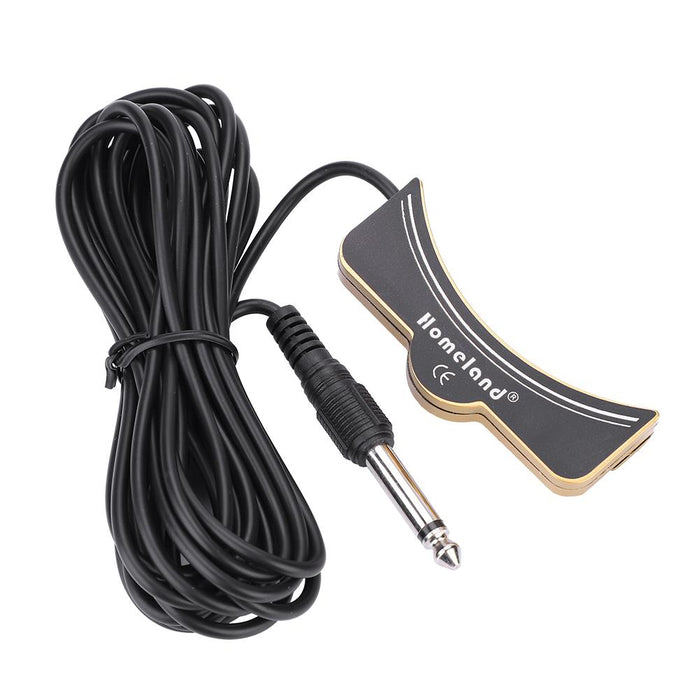 High Fidelity Low Noise Soundhole Sound Pickup Cable for Folk Guitar
