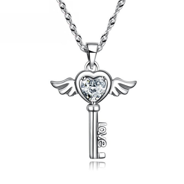 Angel Love Pendant & Men's Bracelet Set - Florence Scovel - 2