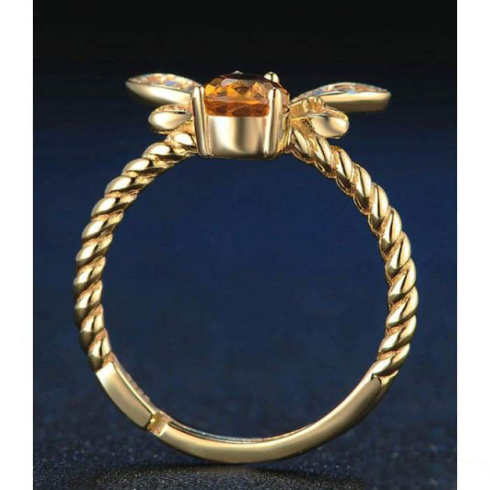 Citrine "Bee d'Or" ring
