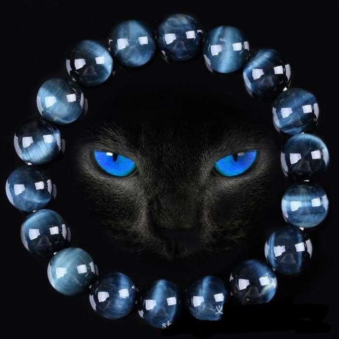 Hawk Eye Bracelet (Blue Tiger Eye) - Protection Bracelet