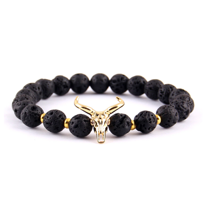 Bull Lava Bracelet