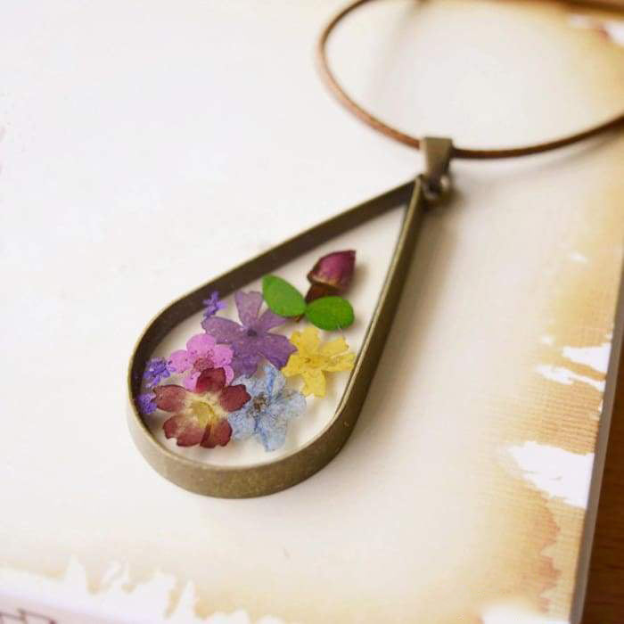 Necklace and Pendant "Floral Joy"