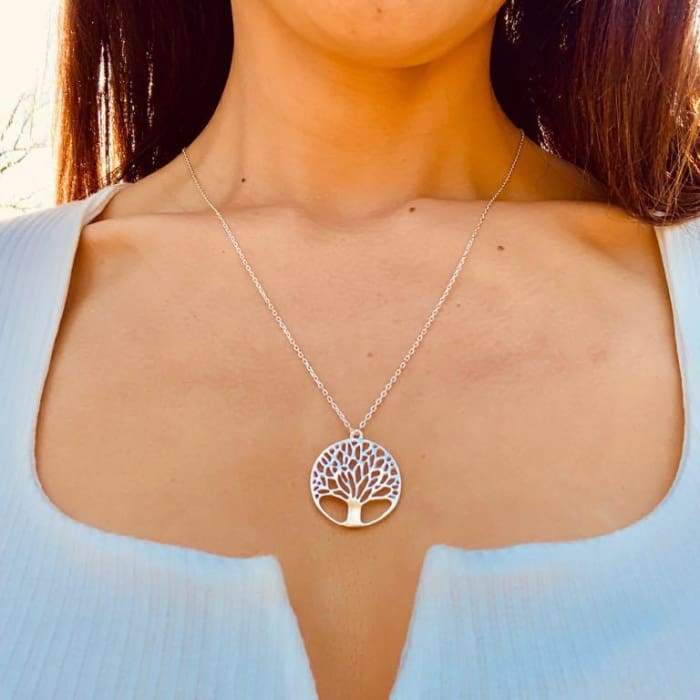 Necklace & Pendant "Tree of life" in 925 Silver