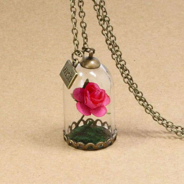 Necklace "Eternal Rose" - 6 colors available