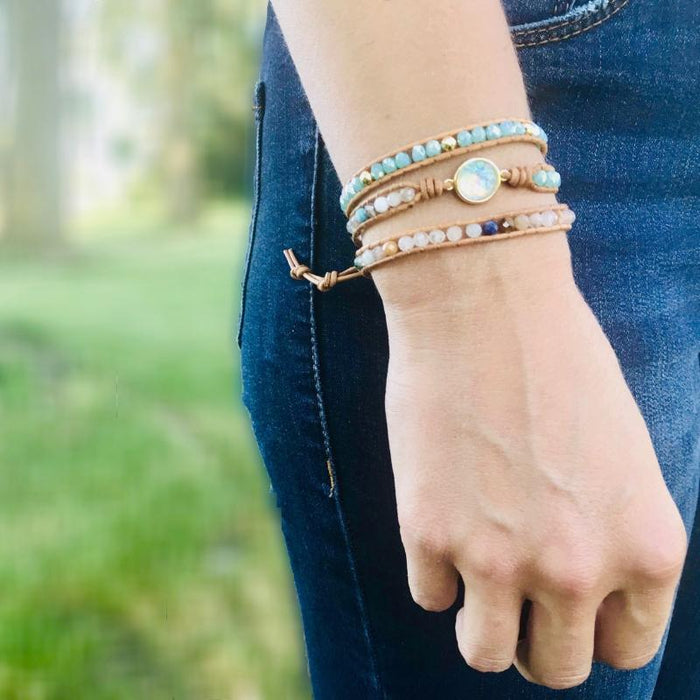 Zen Spirit Opal Wrap Bracelet