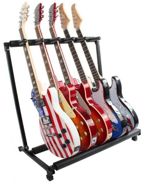 GS-5 Multifunctional Guitar Holder Musical Instrument Guitar Folding Rack